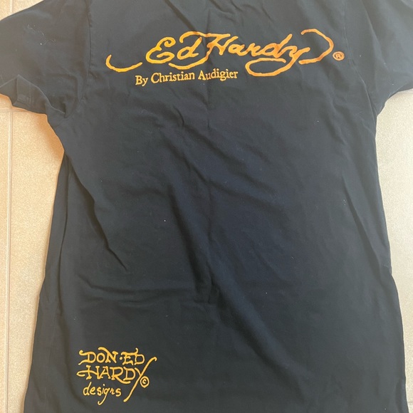 Ed Hardy black t-shirt - Picture 3 of 3